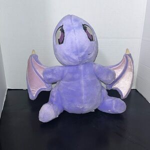 Neopets Purple Shoyru 12" Interactive Talking Plush 2003 Thinkway Toy RARE Works